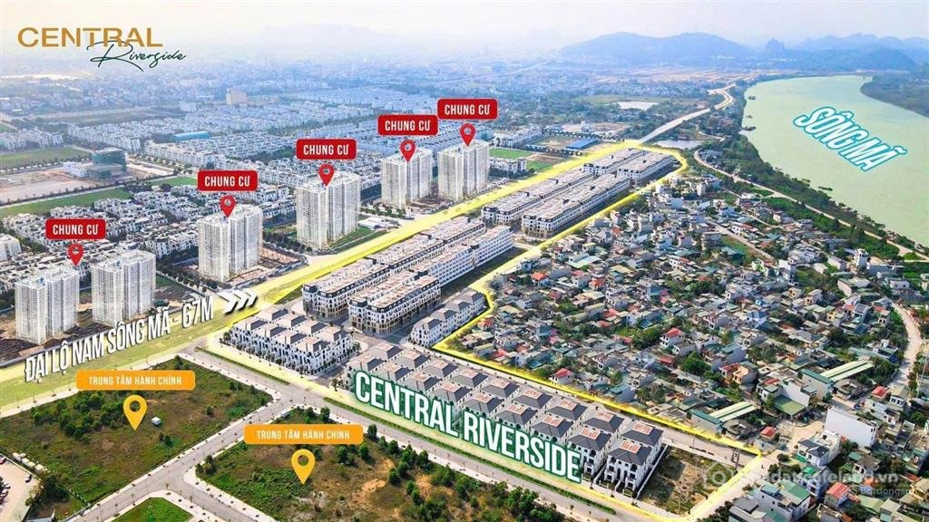 Bán nhà riêng: 5 suất ngoại giao ưu đãi đặc biệt mua liền kề dự án central river