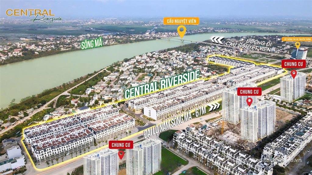 Bán nhà riêng: Suất mua ưu đãi tặng ngay 100tr300tr mua dự án central riverside 
