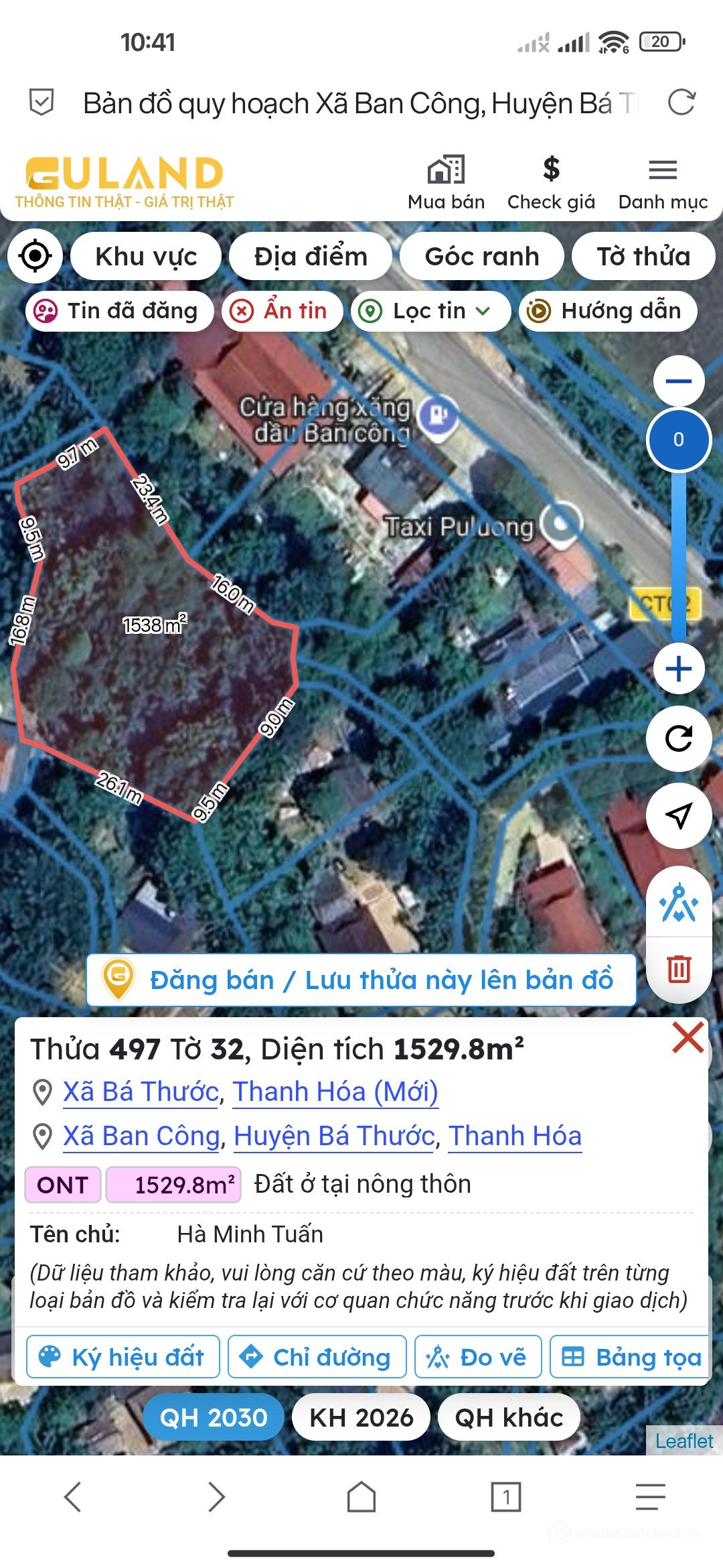 Bán đất thổ cư: Giá hạt rẻ