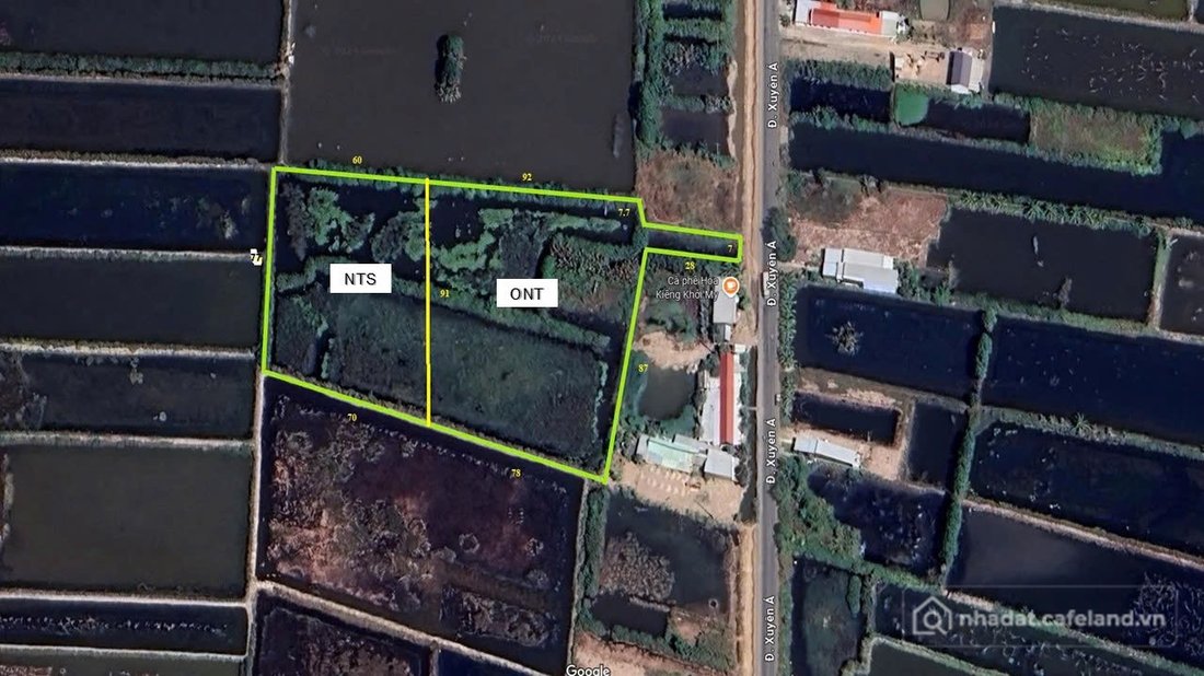 Bán đất thổ cư: Bán đất 14798.7m² giá 25 tỷ tại Xã Hồ Thị Kỷ Huyện Thới Bình