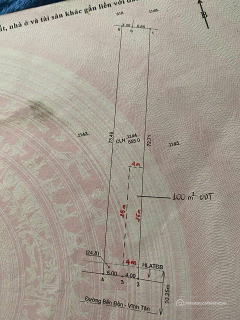 Bán đất thổ cư: Bán lô đất phường Hòa Lợi kế bên khu công nghiệp Vi Síp 2. Mặt t