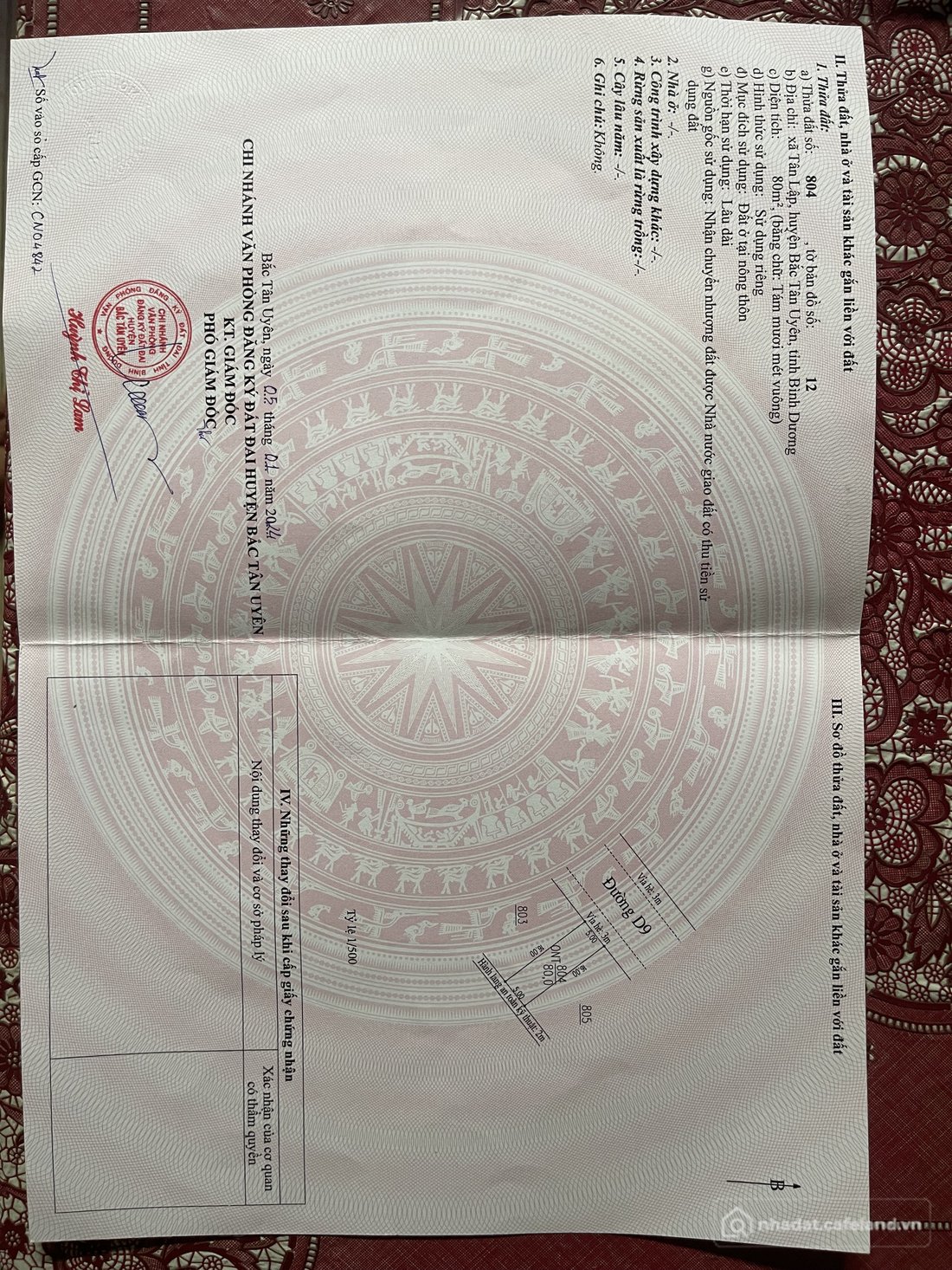 Bán đất thổ cư: Cần bán gấp lô đất tại khu dân cư Victory City Tân Uyên