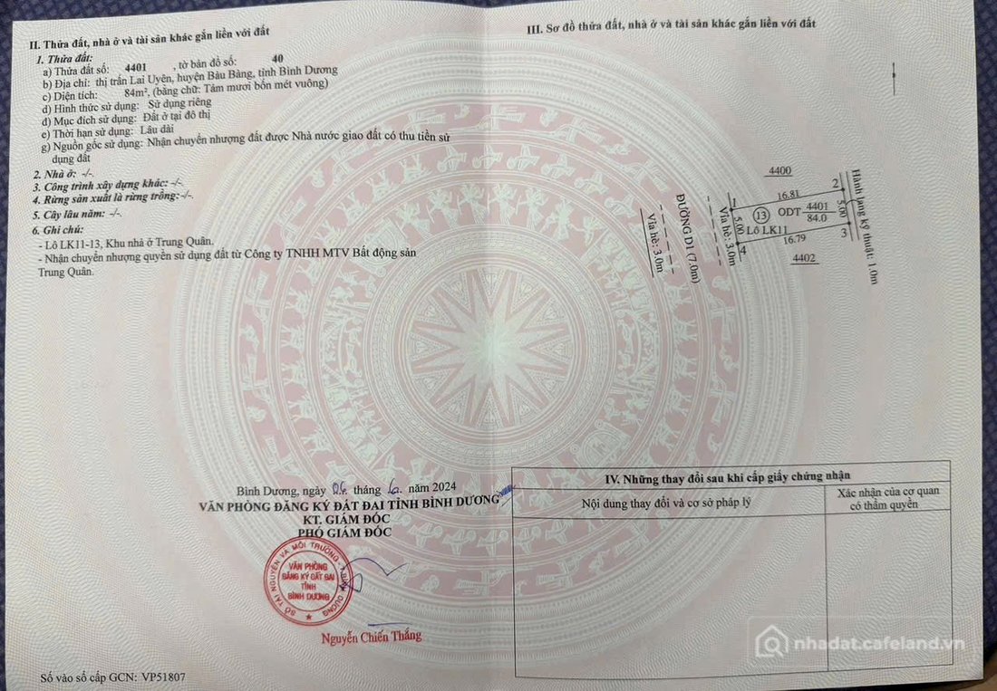 Bán đất thổ cư: Bán đất ngay Khu công nghiệp Bàu Bàng, sổ sẵn giá chỉ 750triệu/n