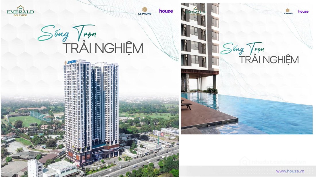 Bán căn hộ chung cư: 200 CĂN HÀNG HIẾM THE EMERAL GOLF VIEW MẶT TIỀN ĐẠI LỘ BÌNH