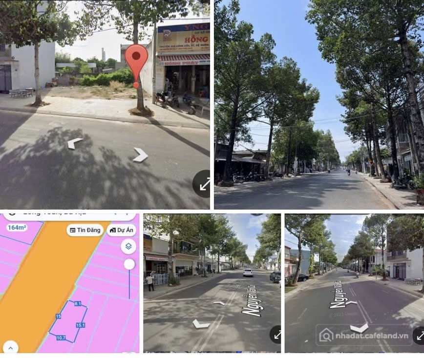 Bán đất thổ cư: Bán đất mặt tiền đường Nguyễn Văn Cừ Khu phố 3 Long toàn, P. Bà 