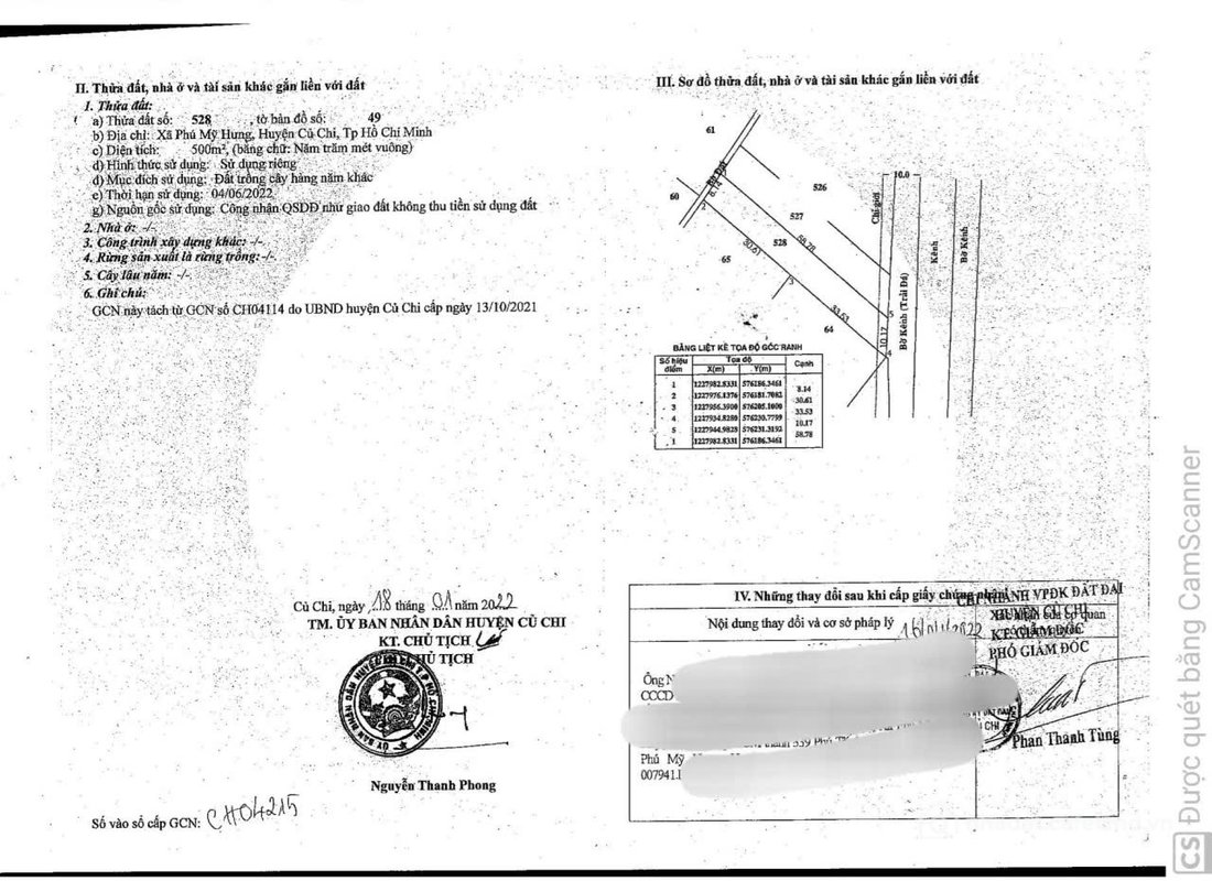 Bán đất thổ cư: (S718) Đất mặt Kênh, đường xe hơi, dt 500m2, xã Phú Mỹ Hưng, giá