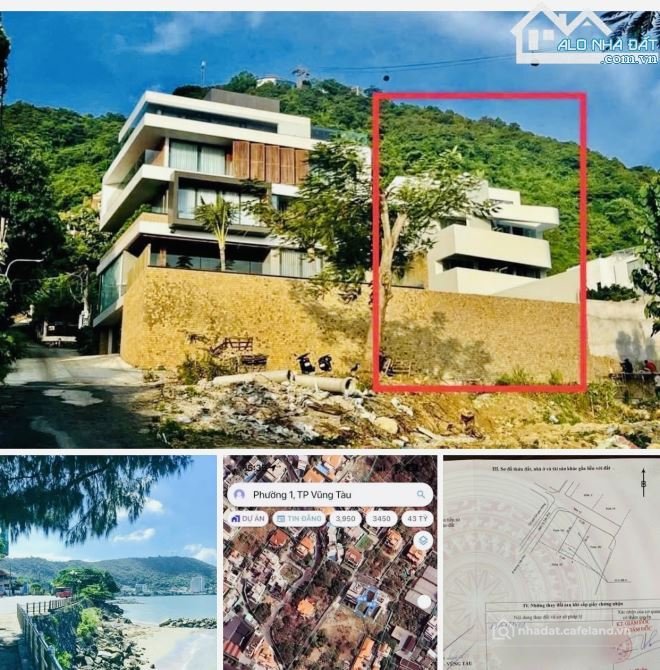 Bán nhà riêng: ĐẤT BIỆT THỰ - ĐỒI SỨ - TRẦN PHÚ - P1 - VIEW BIỂN - VŨNG TÀU - N