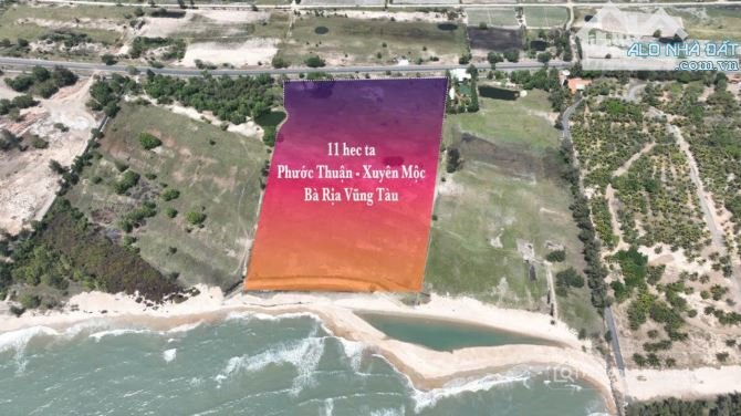 Bán đất thổ cư: Quỹ Đất 11ha PTDA Khu Du Lịch & Resort 5* 317m MT Biển Lộc An - 