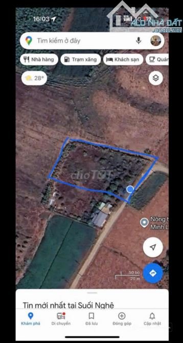 Bán đất nông, lâm nghiệp: Bán đất 2200m2 Láng Lớn Châu Đức có suối tự nhiên đườn