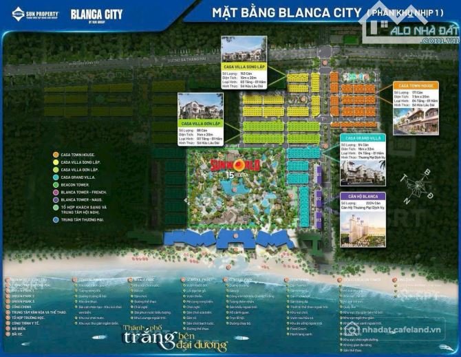 Bán biệt thự: 𝐁𝐥𝐚𝐧𝐜𝐚 𝐂𝐢𝐭𝐲 𝐛𝐲 𝐒𝐮𝐧 𝐆𝐫𝐨𝐮𝐩 CHÍNH THỨC RA MẮT PHÂN KHU THẤP TẦNG CA