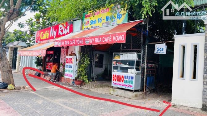 Bán đất thổ cư: MẶT TIỀN ĐIỆN BIÊN PHỦ -P.LONG TOÀN- TP BÀ RỊA DT 428m2 ( 192m2 