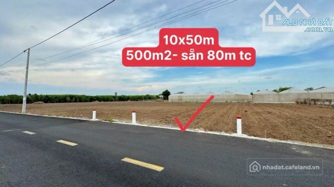 Bán đất thổ cư: 500m2 ĐẤT SÁT KHU CÔNG NGHIỆP ĐẤT ĐỎ- PLT- ĐẤT ĐỎ CHỈ 1TỶ690TR D