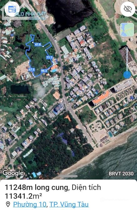 Bán đất thổ cư: 1.2ha làng du lịch chí linh - vũng tàu.