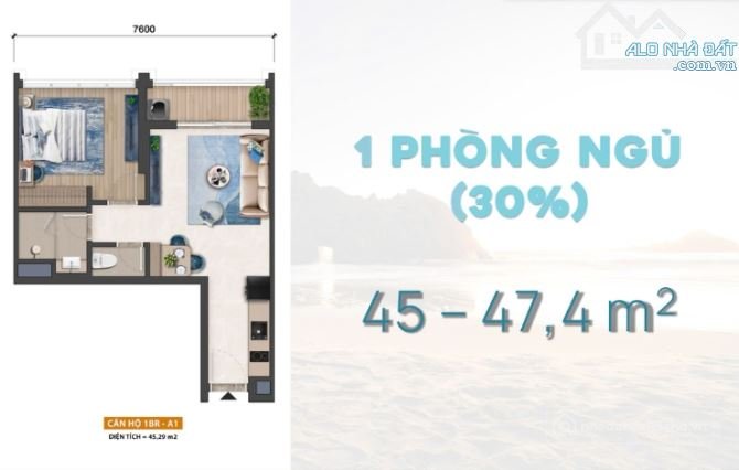 Bán căn hộ chung cư: CH Blanca city view công viên nước Sunworld tầng trung giá 