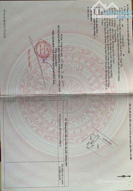 Bán đất thổ cư: THANH LÝ NHANH ĐẤT XÃ PHƯỚC HẢI -TP HỒ CHÍ MINH CHỈ TỪ 1TỶ100