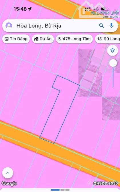 Bán đất thổ cư: Mặt tiền đường nhựa nhánh số 13 Hoà Long, p. Tam Long, tp.HCM. C