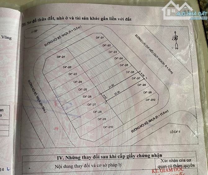 Bán đất thổ cư: BÁN LÔ ĐẤT 99M2 KHU ĐÔ THỊ CHÍ LINH PHƯỜNG THẮNG NHẤT GIÁ 7,2 TỶ