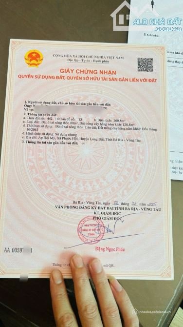 Bán đất thổ cư: XẢ LÔ ĐẤT 200M² NGAY TRỤC ĐƯỜNG VEN BIỂN VŨNG TÀU – BÌNH CHÂU 20