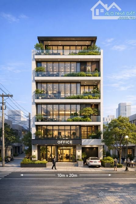 Bán đất thổ cư: Đất mặt tiền ngang 10m x20m Khu Á Châu - Xây Khách Sạn, Villa, T