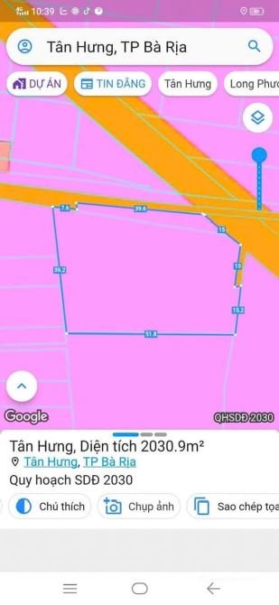 Bán đất thổ cư: Bán đất phường Long Hương ( Tân Hưng củ) 2000m2 có 700 thổ cư.