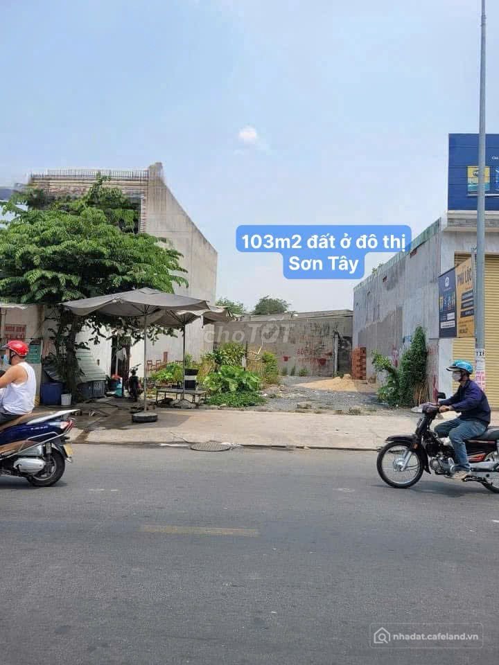 Bán đất thổ cư: lô đất 100m2 phường Tùng Thiện kinh doanh được luôn đất ở đô thị