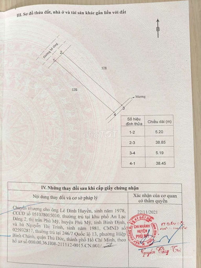 Bán đất thổ cư: Đổi chỗ ở, cần bán liền