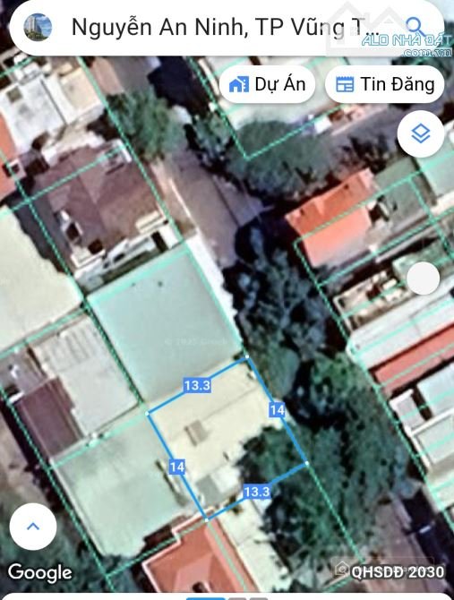 Bán đất thổ cư: Đất BT đường Cù Chính Lan P Tam Thắng tp Hồ Chí Minh. Giá 20.5 t