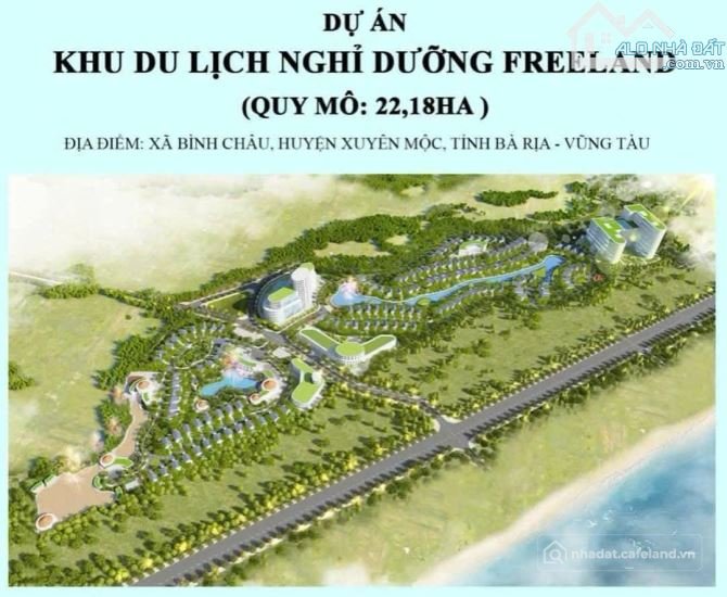 Bán đất thổ cư: Chuyển nhượng Dự án Khu du lịch Nghỉ dưỡng Freeland - BÀ RỊA VŨN