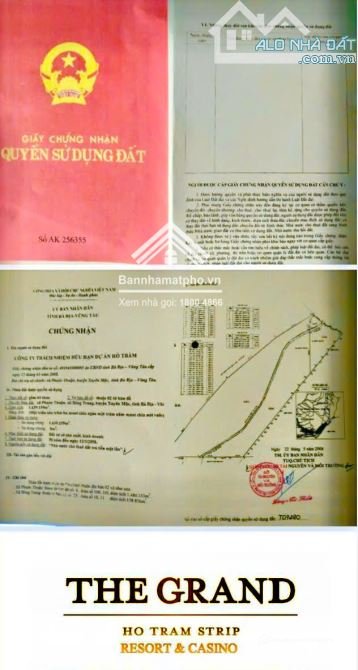 Bán đất nền dự án: CẦN CHUYỂN NHƯỢNG DỰ ÁN THE GRAND HỒ TRÀM, XUYÊN MỘC, BRVT.