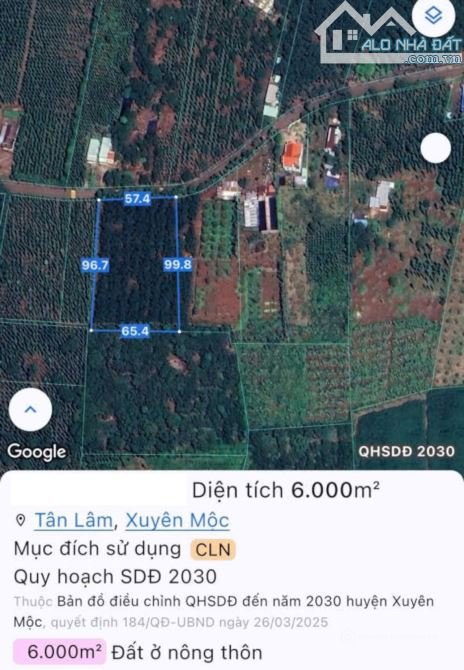 Bán đất thổ cư: LÔ ĐẤT 2 MẶT TIỀN ĐƯỜNG NHỰA, KHU DÂN CƯ, GẦN TỈNH LỘ, GIÁ BÁN N