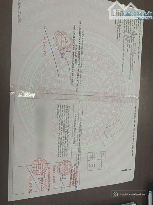 Bán đất thổ cư: CHỦ GỬI BÁN NHANH LÔ ĐẤT NG.ỘP NH TẠI LỘC AN CHỈ TỪ 1TỶ4