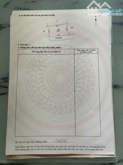 Bán đất nông, lâm nghiệp: Đất đẹp, gần Chợ Châu Pha, Phú Mỹ, Vũng Tàu 20*54, chỉ