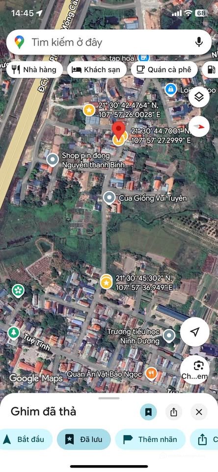 Bán đất thổ cư: Đất đẹp Móng Cái, mặt tiền rộng, gần trường tiểu học Ninh Dương