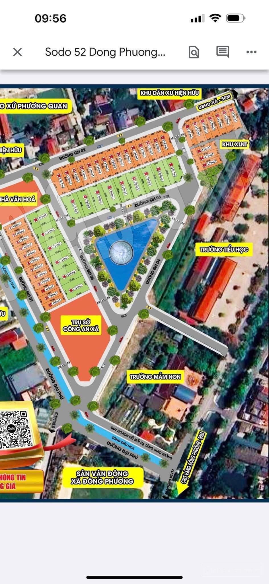 Bán đất thổ cư: Đất đấu giá Đông Phương, Thái Bình diện tích 120m2