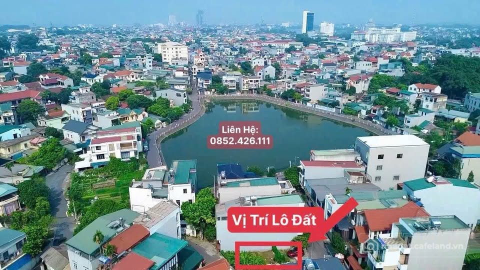 Bán đất thổ cư: Bán đất nền 2 mặt tiền, gần Hồ Ao Xanh Việt Trì, giá chỉ 4,1 tỷ