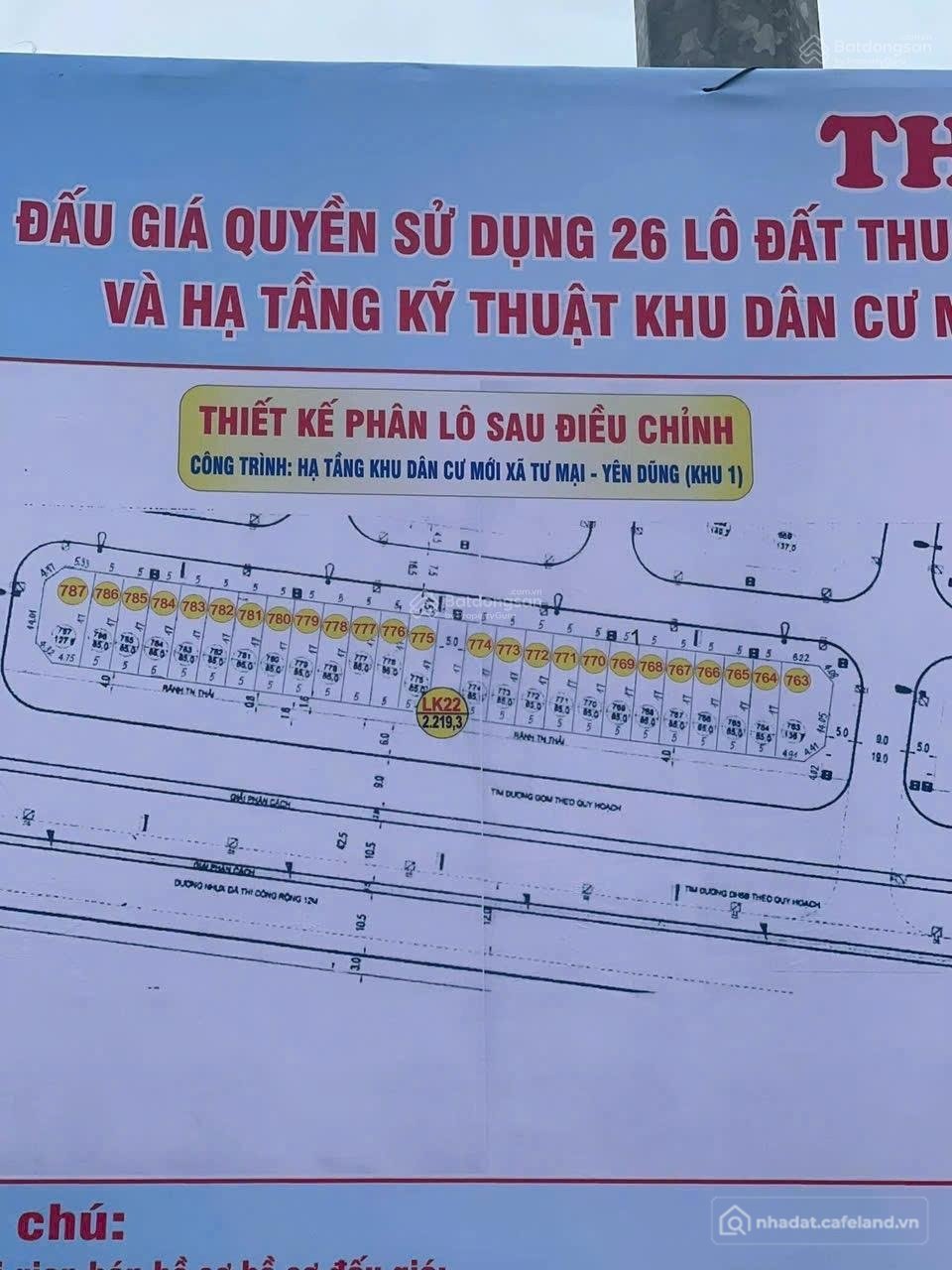 Bán đất thổ cư: Bán đất nền dự án tại Đất đấu giá Phùng Hưng - Tư Mại, giá ưu đã