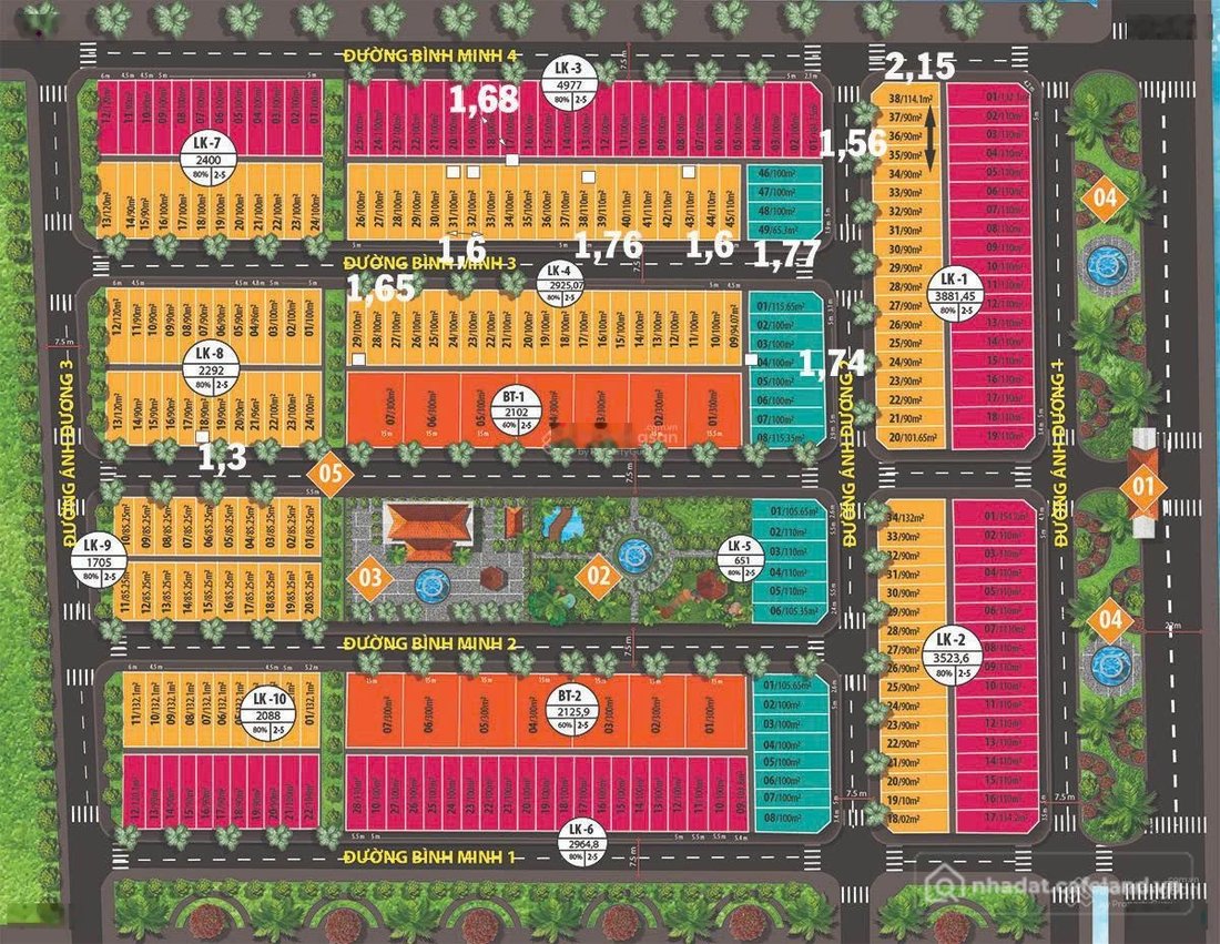 Bán đất thổ cư: Chính chủ bán lô đất LK 10 dự án Star City, thị trấn Tiền Hải, T