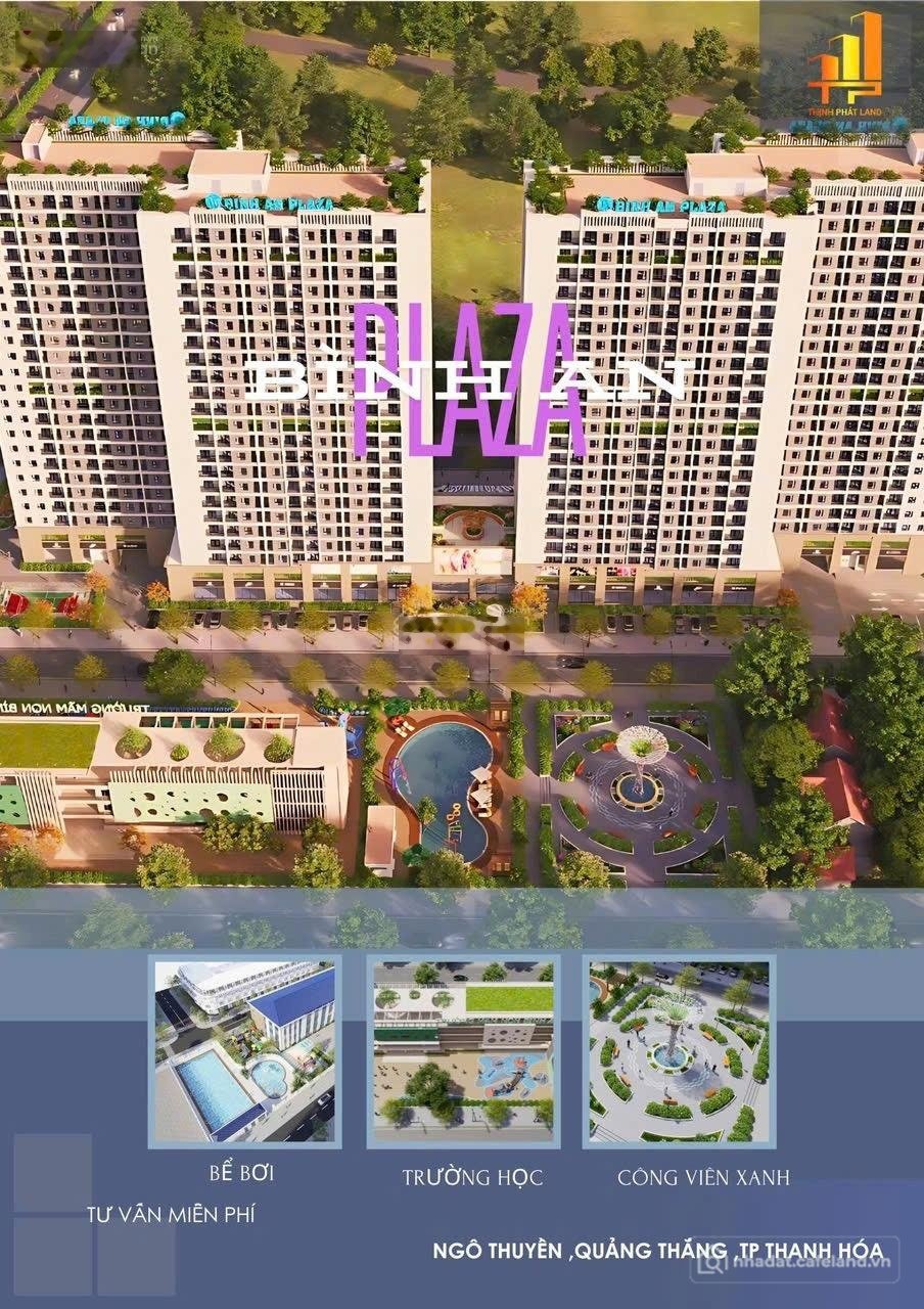 Bán căn hộ chung cư: Chính chủ bán căn hộ Bình An Plaza, DT 80m2, 3PN Thanh Hoá 