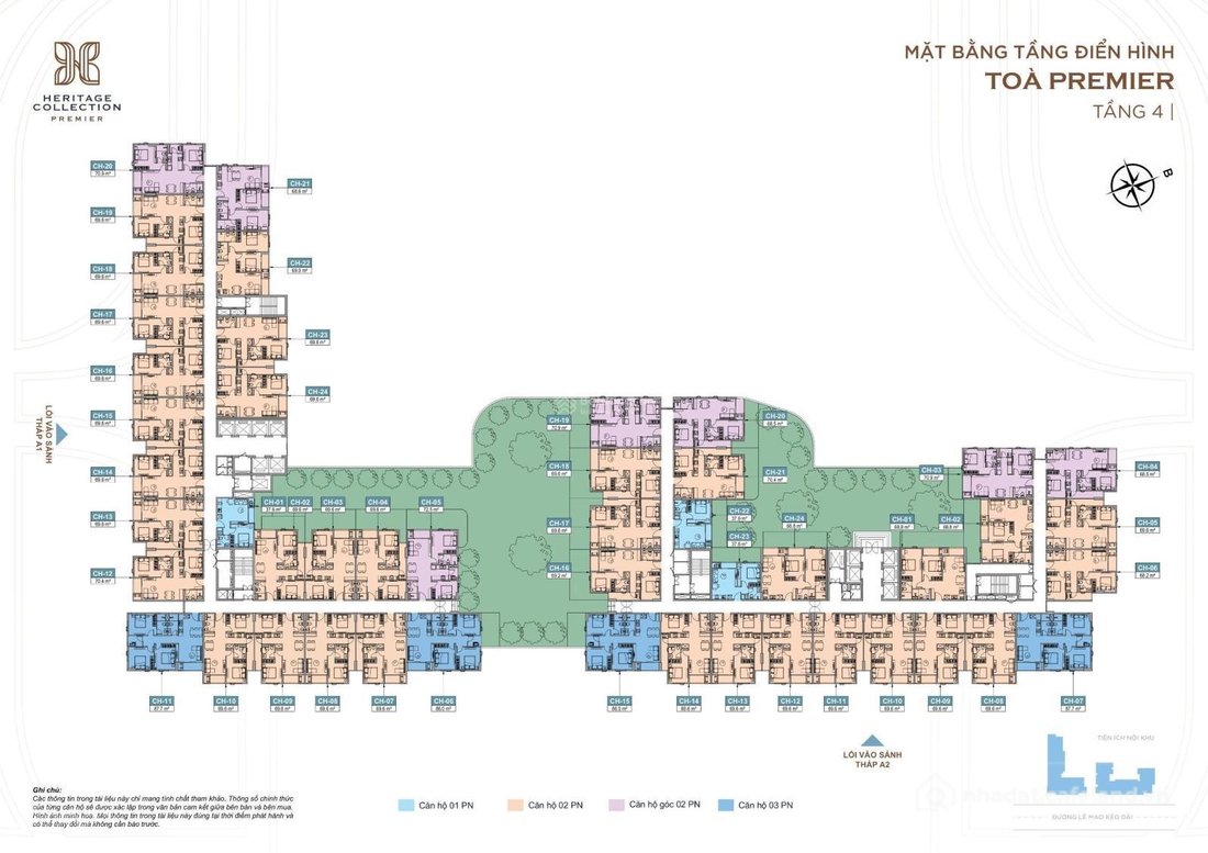 Bán căn hộ chung cư: Nhượng căn chung cư Vinh Heritage đường Lê Mao chỉ 1,71x tỷ