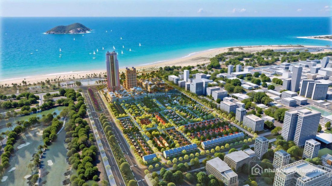 Bán nhà phố dự án: Bán căn Shophouse Beach Villa đã xây ,đường 36m, cách đường 7