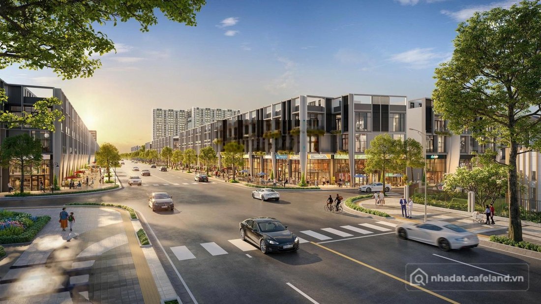 Bán nhà phố dự án: KĐT Entiz The Fusion - Bán căn shophouse đối diện chung cư mặ