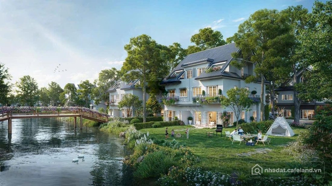 Bán biệt thự: Chưa đến 5 tỷ sở hữu ngay biệt thự song lập đảo Park Villa tại trá