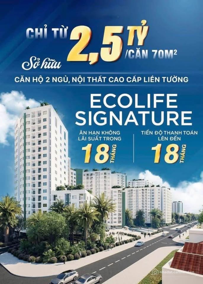Bán căn hộ chung cư: Bán căn hộ chung cư Ecolife Signature - Ecohome Hoà Hiệp