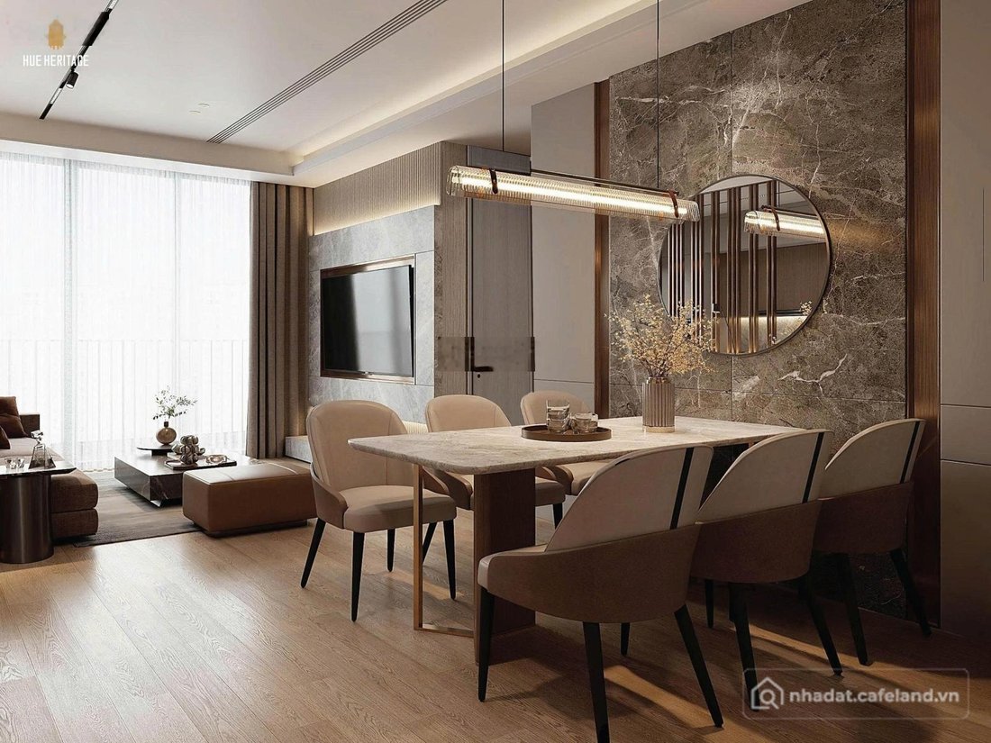 Bán căn hộ chung cư: Siêu phẩm - bán căn góc 3PN 82.2m2 Huế Heritage, sổ đỏ lâu 