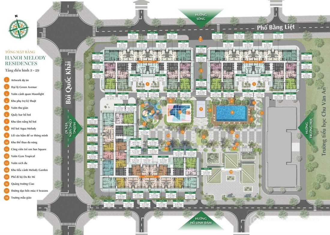 Bán căn hộ chung cư: Cần bán gấp căn hộ Hanoi Melody Residences Linh Đàm 2 phòng