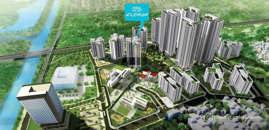 Bán căn hộ chung cư: Bán căn hộ 63m2 dự án ViHa Flora CT14 Hồng Hà Eco City - Gi