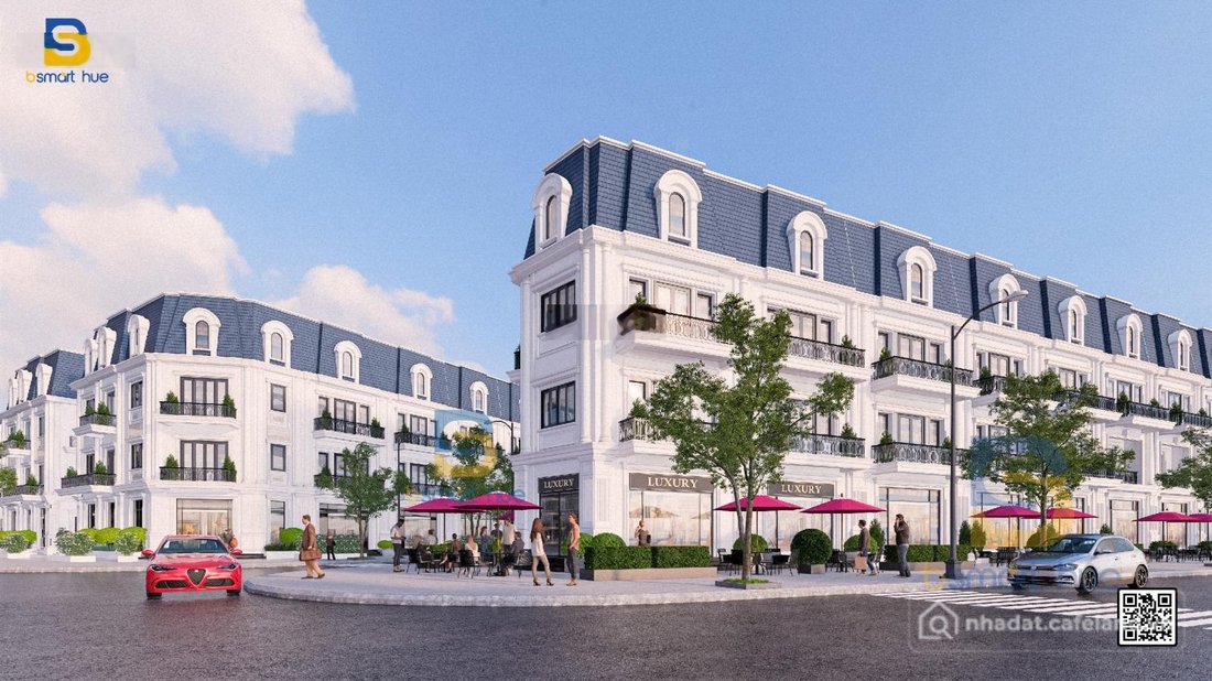 Bán nhà phố dự án: Mở bán 40 căn shophouse ngay mặt tiền nguyễn lộ trạch huế