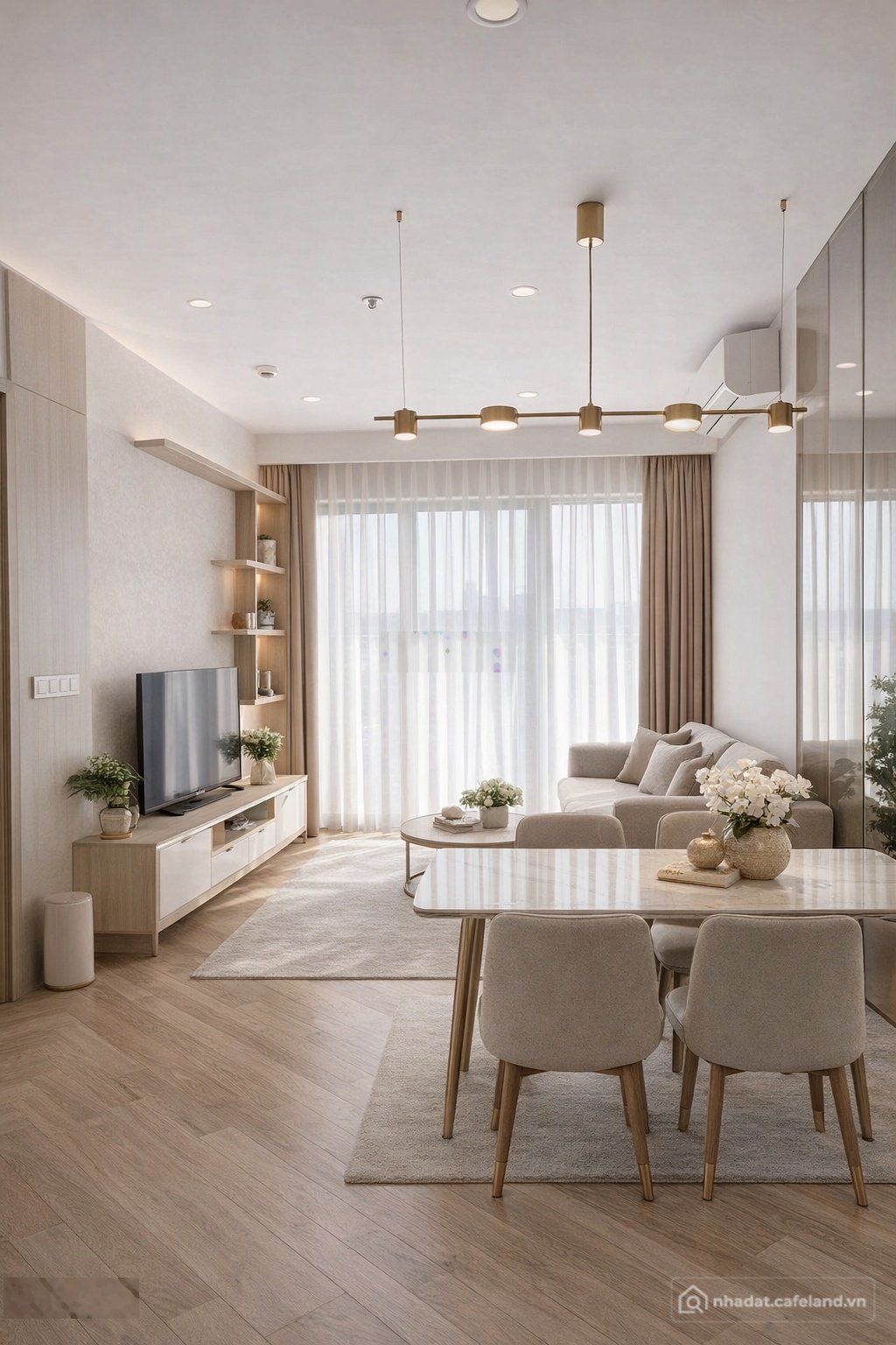 Bán căn hộ chung cư: Siêu phẩm căn hộ Nera Garden Huế 2 phòng ngủ, full nội thất
