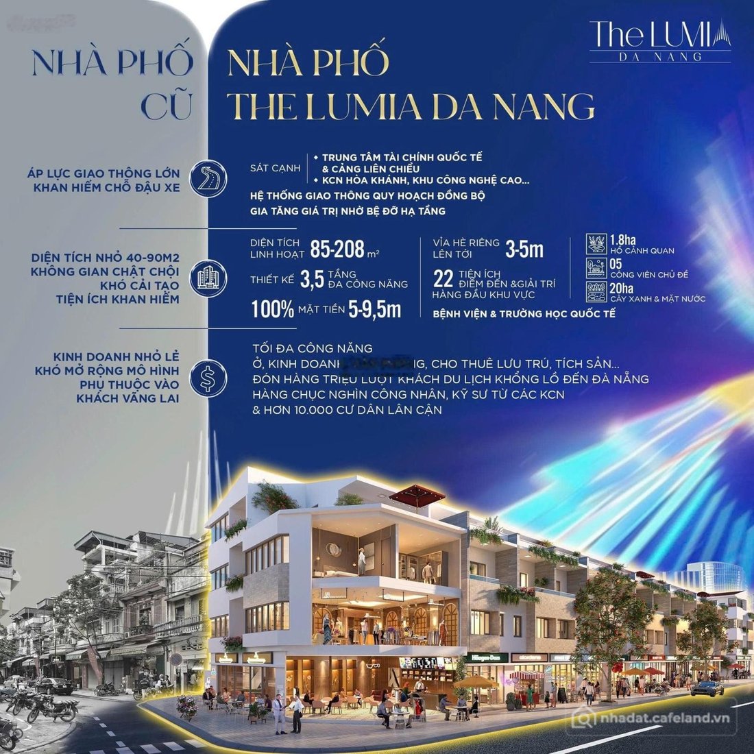 Bán biệt thự: The lumia da nang - nhà phố xây sẵn chỉ từ 7x triệu/m2 - vị trí đẹ