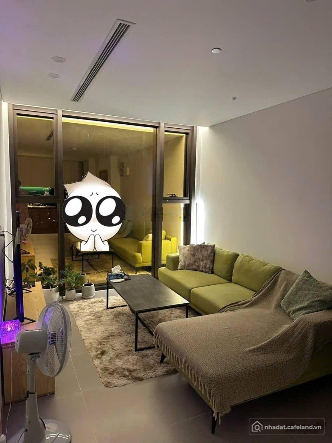 Bán căn hộ chung cư: Căn Hộ Sam Tower, 2PN, 64m2, ban công, trực diện sông, dòng